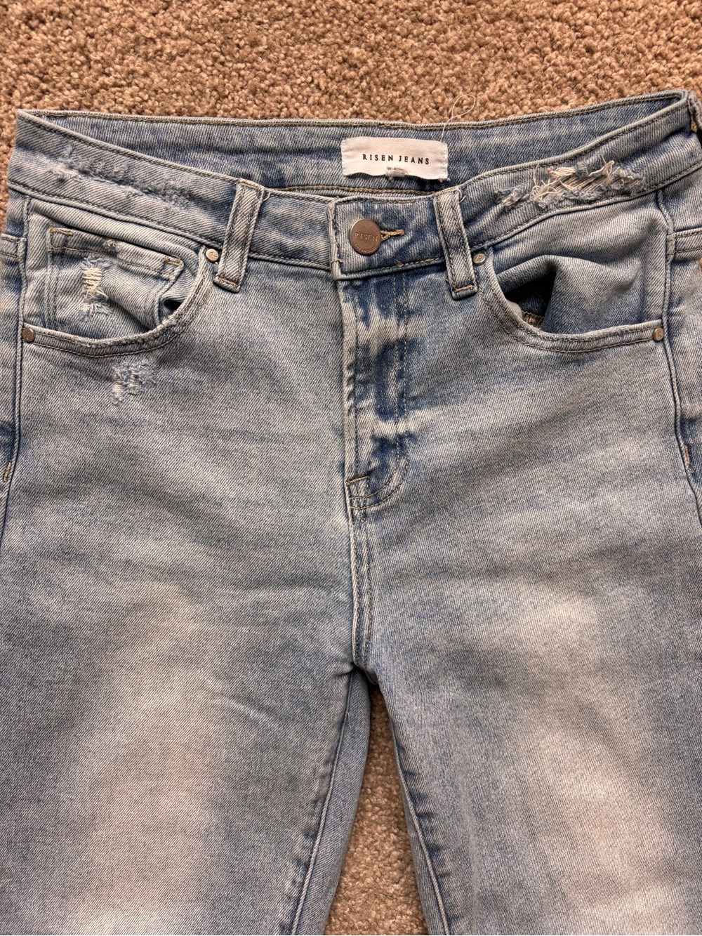 Risen Jeans Classic Light Wash Jeans - Picture 4 of 8